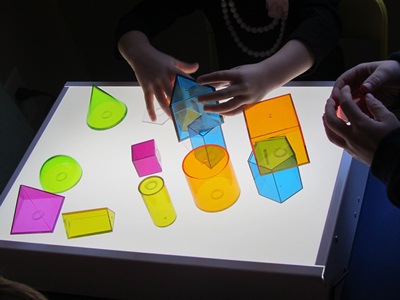 Museum Notes : Light Table Explorations